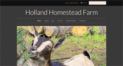 Desktop Screenshot of hollandhomestead.com